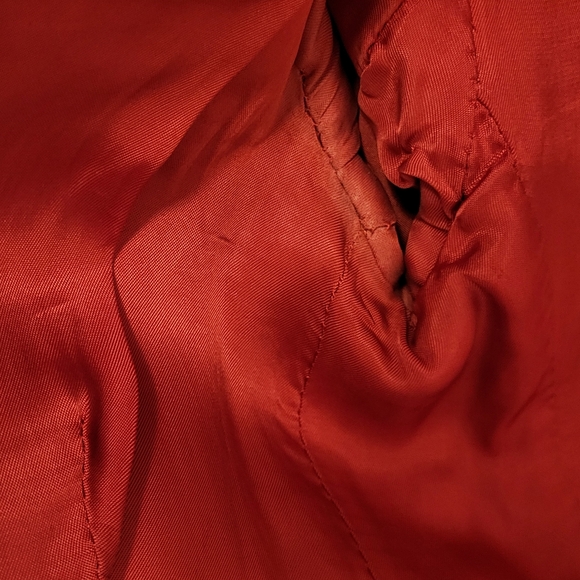 Vintage Suede Jacket - Rust Orange - Picture 4 of 6